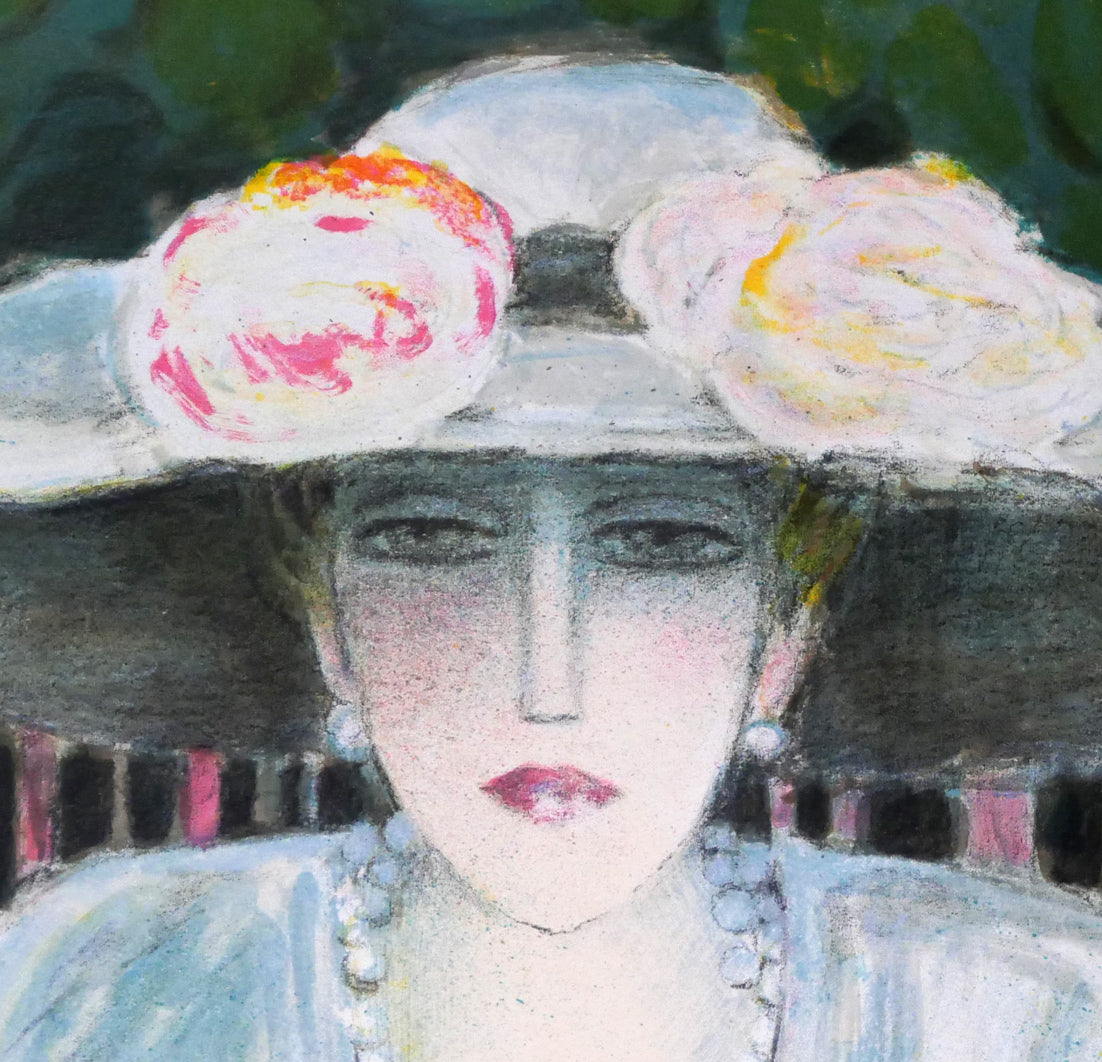 ジャン・ピエール・カシニョール(JEAN PIERRE CASSIGNEUL)「森の小径」リトグラフ 拡大画像2