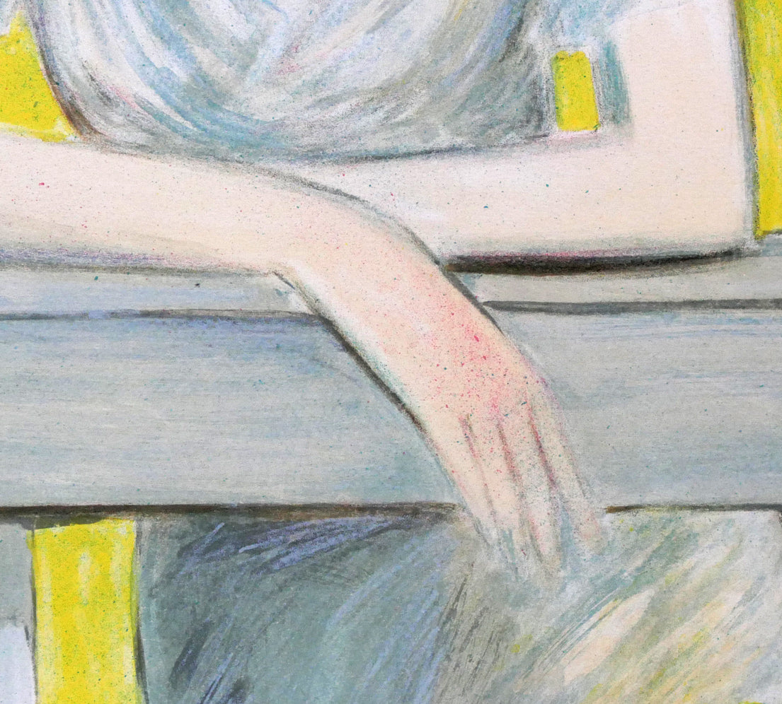 ジャン・ピエール・カシニョール(JEAN PIERRE CASSIGNEUL)「森の小径」リトグラフ 拡大画像4