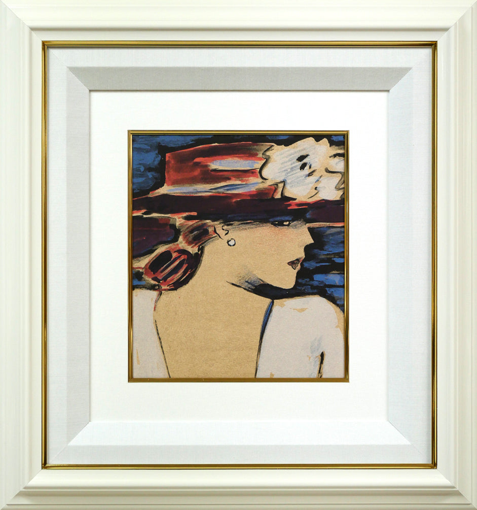 ジャン・ピエール・カシニョール(JEAN PIERRE CASSIGNEUL)「夜になったら」リトグラフ