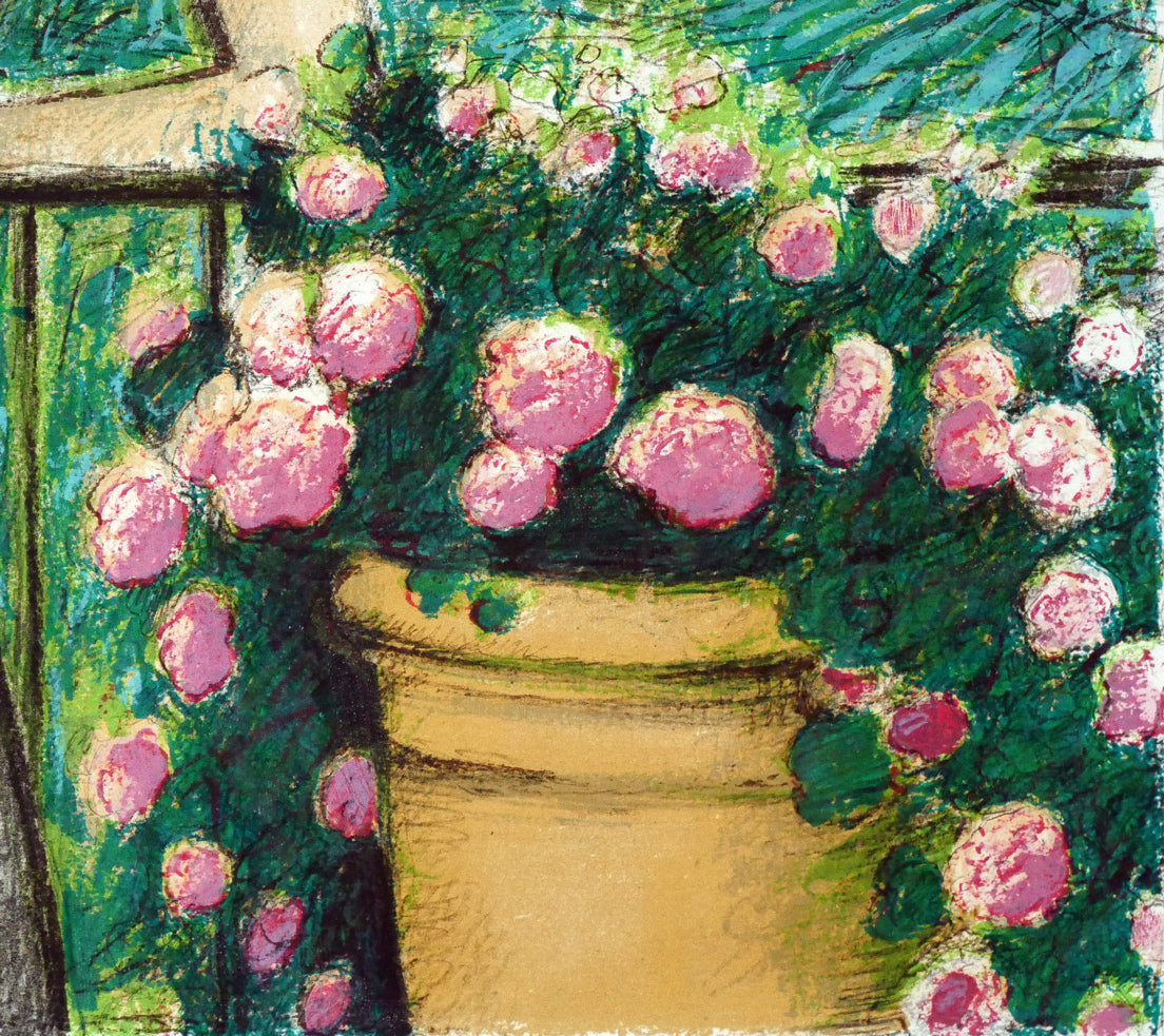 ジャン・ピエール・カシニョール(JEAN PIERRE CASSIGNEUL)「ヨット:『公園』より」リトグラフ 拡大画像4