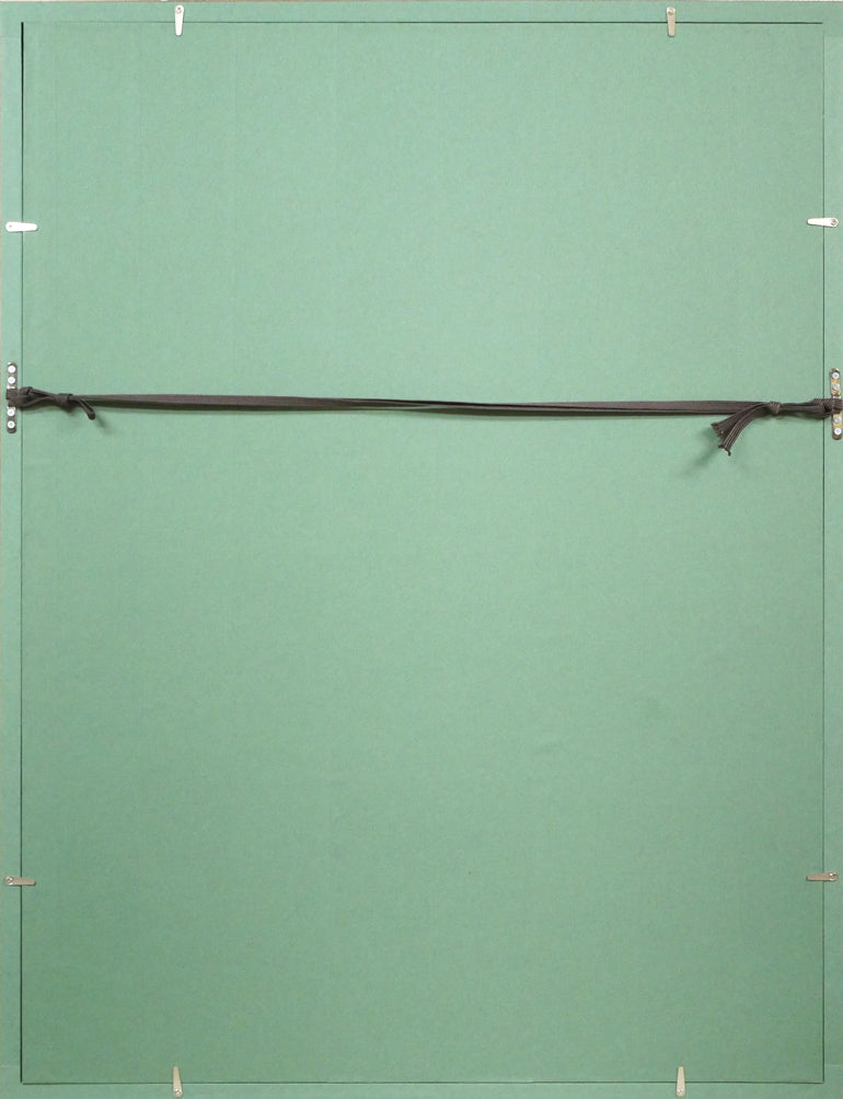 ジャン・ピエール・カシニョール(JEAN PIERRE CASSIGNEUL)「ヨット:『公園』より」リトグラフ 額縁裏側画像