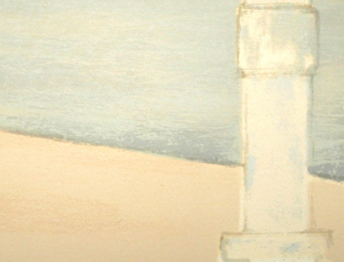 ベルナール カトラン(Bernard CATHELIN)「サン・ジョルジョ島を望む(ドガナ海より)」リトグラフ 拡大画像4