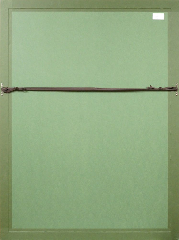 マルク シャガール(Marc Chagall)「赤い薔薇と恋人たち」リトグラフ 額縁裏側画像