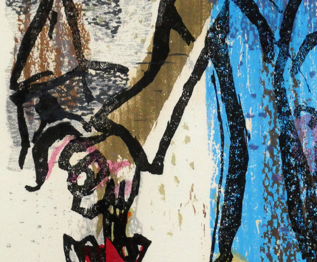 マルク シャガール(Marc Chagall)「『ポエム』より Pl.17」木版画 拡大画像3