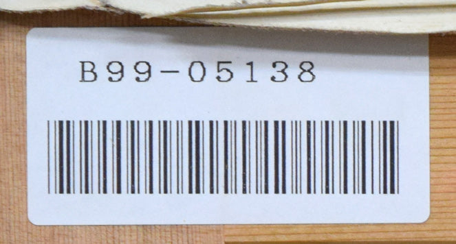 鎮西直秀「サバンナの神々・キリン」油絵・S0号 「一枚の繪」管理番号シール