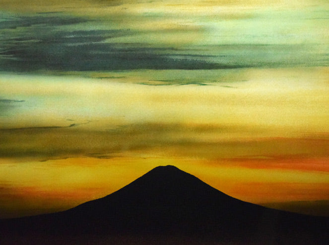 鎮西直秀「翔映乙女峠」美術京友禅染 拡大画像3