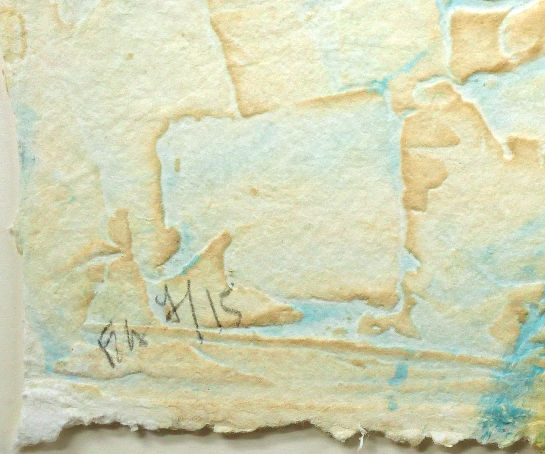 アンドレ コタボ(Andre COTTAVOZ)「チューリップ」カーボランダム 限定番号(ed,EA=作家保存版 7/15)