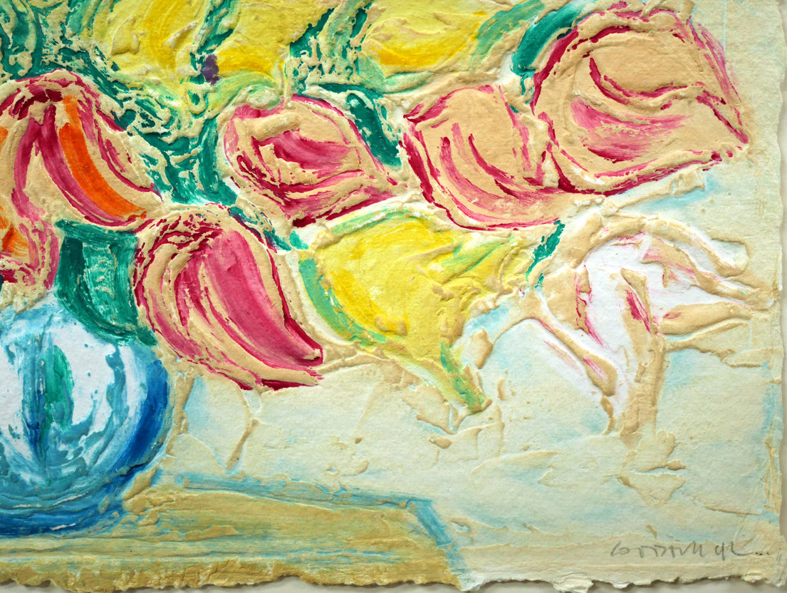 アンドレ コタボ(Andre COTTAVOZ)「チューリップ」カーボランダム 拡大画像5