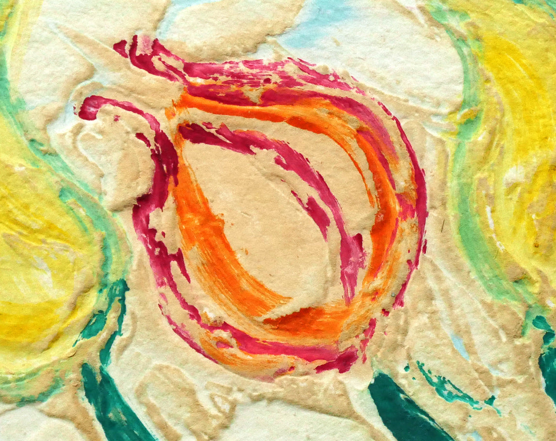 アンドレ コタボ(Andre COTTAVOZ)「チューリップ」カーボランダム 拡大画像2