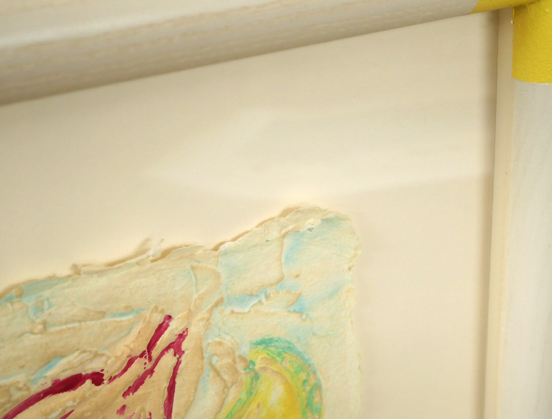 アンドレ コタボ(Andre COTTAVOZ)「チューリップ」カーボランダム 額装画像1