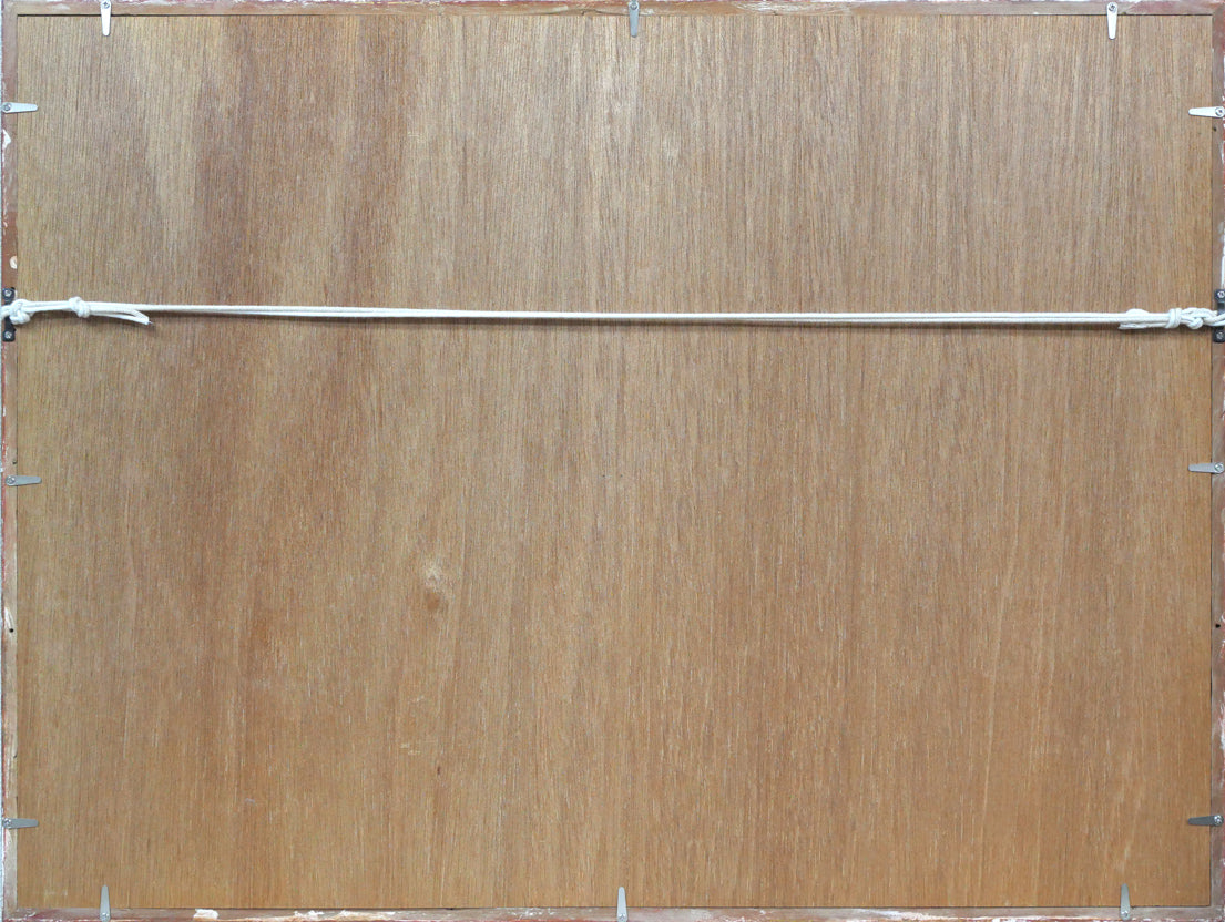 ルシアン クートー(Lucien COUTAUD)「花の闘牛(Corrida fleurie)」銅版画 額縁裏側画像