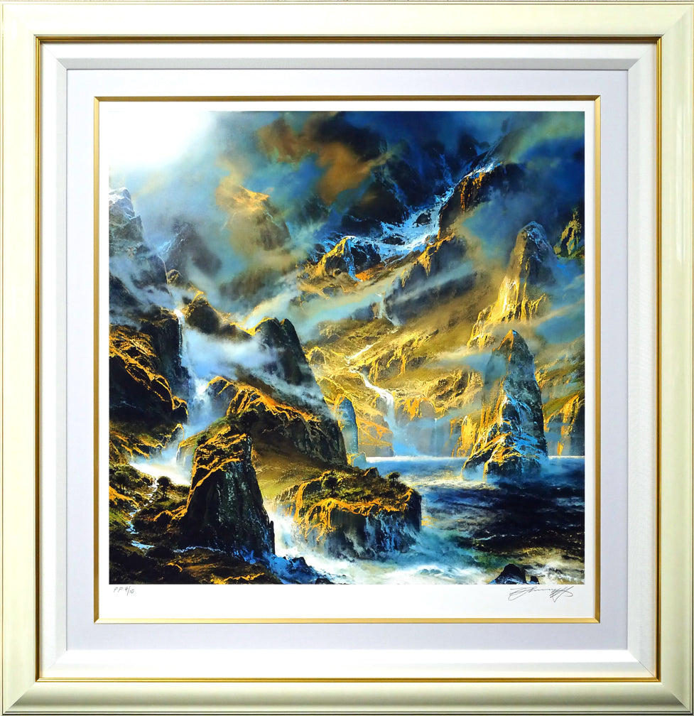 デイル ターブッシュ(Dale TERBUSH)「心に秘めた世界」シルクスクリーン版画