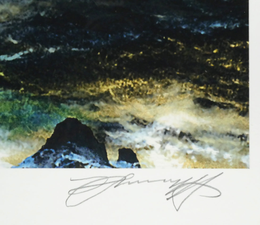 デイル ターブッシュ(Dale TERBUSH)「心に秘めた世界」シルクスクリーン版画 本人直筆鉛筆サイン入り