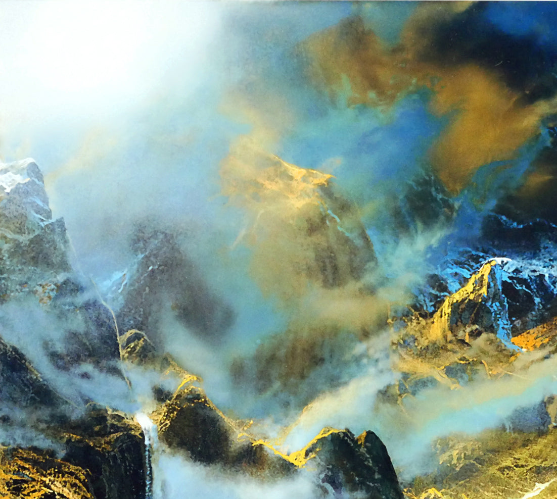 デイル ターブッシュ(Dale TERBUSH)「心に秘めた世界」シルクスクリーン版画 拡大画像1