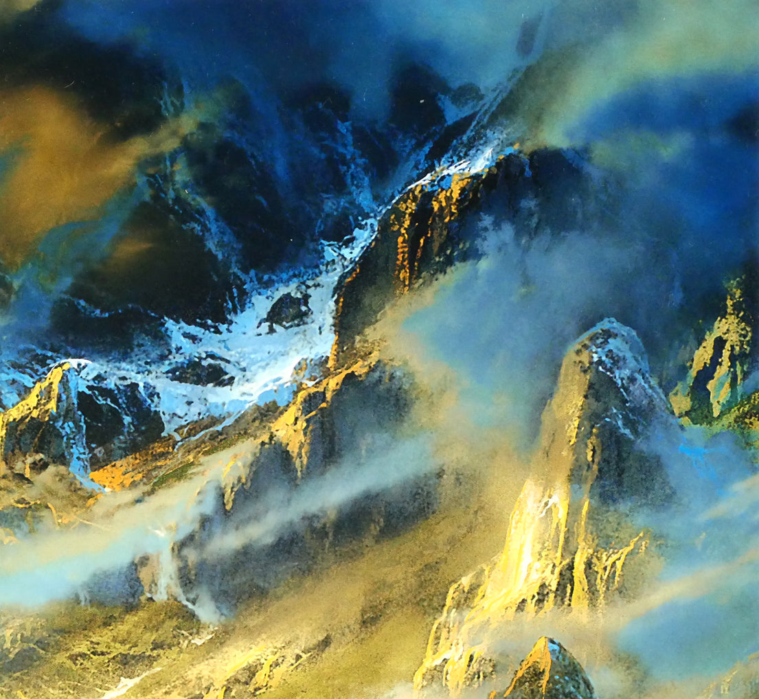 デイル ターブッシュ(Dale TERBUSH)「心に秘めた世界」シルクスクリーン版画 拡大画像2