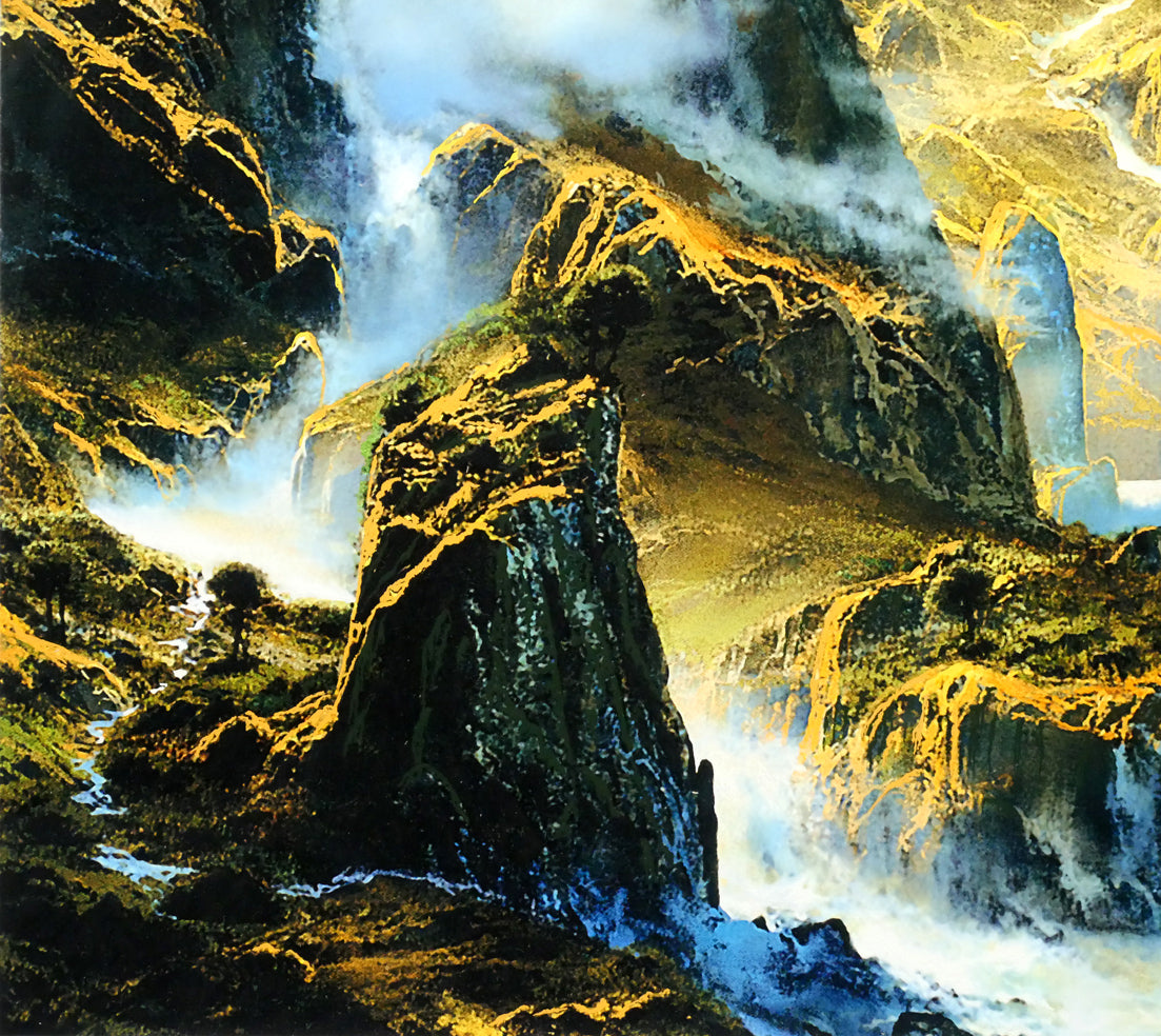 デイル ターブッシュ(Dale TERBUSH)「心に秘めた世界」シルクスクリーン版画 拡大画像4