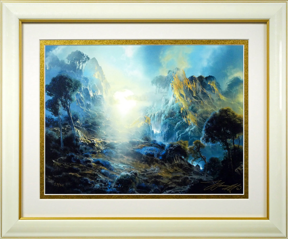 デイル ターブッシュ(Dale TERBUSH)「月の目覚め」ジクレ版画