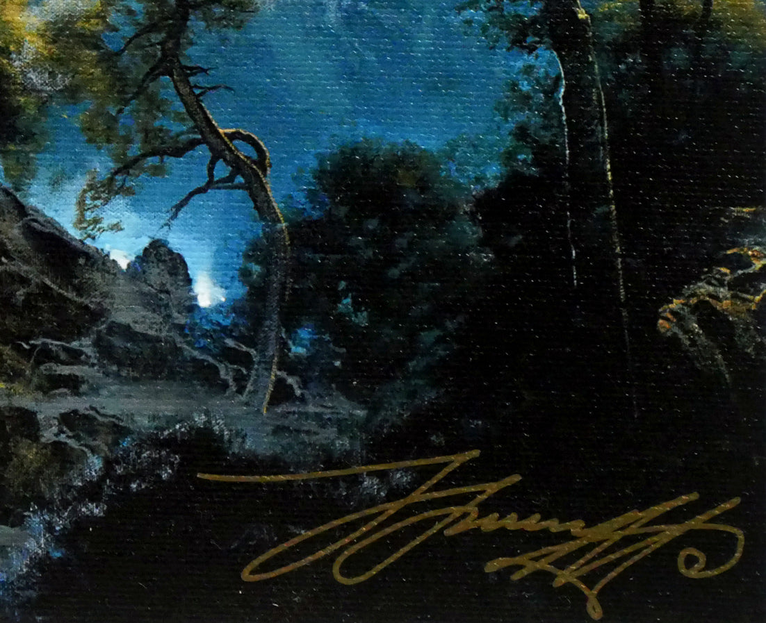 デイル ターブッシュ(Dale TERBUSH)「月の目覚め」ジクレ版画 本人直筆サイン画像