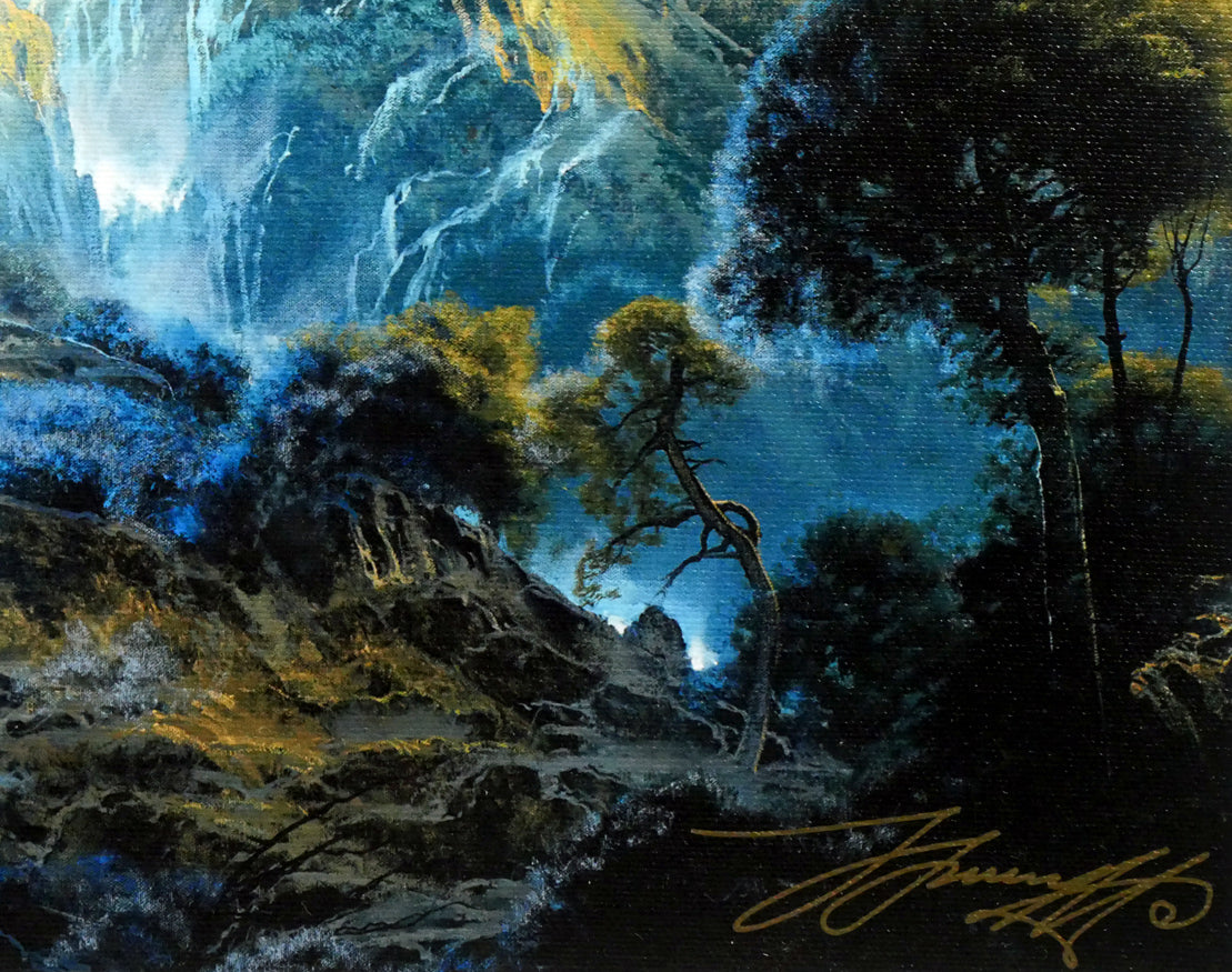 デイル ターブッシュ(Dale TERBUSH)「月の目覚め」ジクレ版画 拡大画像6