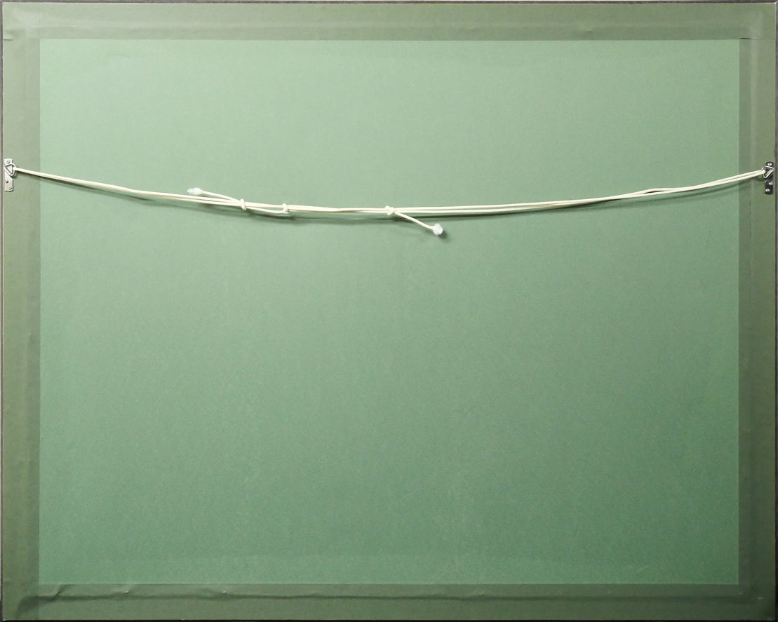 ミッシェル ドラクロワ(Michel DELACROIX)「サーカスの行進」シルクスクリーン版画 額縁裏側画像