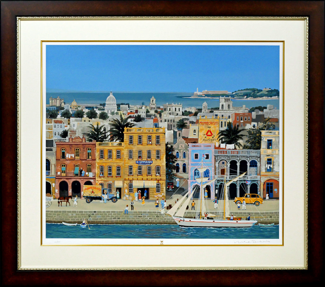 ミッシェル ドラクロワ(Michel DELACROIX)「ラ・ハバナ」シルクスクリーン版画・限定サイン入り