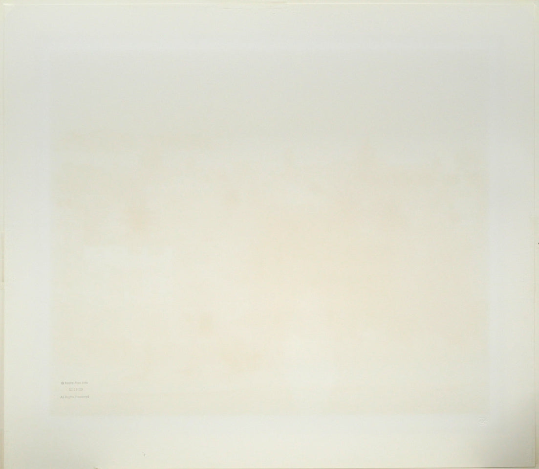 ミッシェル ドラクロワ(Michel DELACROIX)「ラ・ハバナ」シルクスクリーン版画・限定サイン入り 作品シート裏側画像