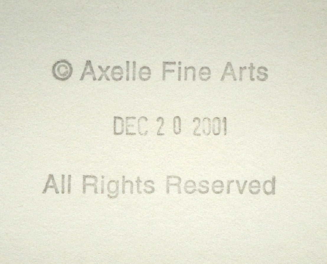 ミッシェル ドラクロワ(Michel DELACROIX)「ラ・ハバナ」シルクスクリーン版画・限定サイン入り シート裏側拡大画像