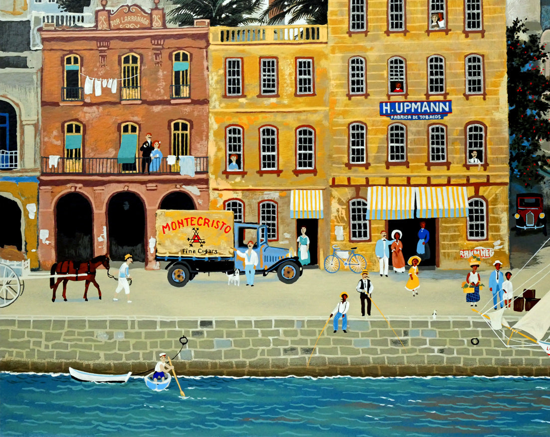 ミッシェル ドラクロワ(Michel DELACROIX)「ラ・ハバナ」シルクスクリーン版画・限定サイン入り 拡大画像4