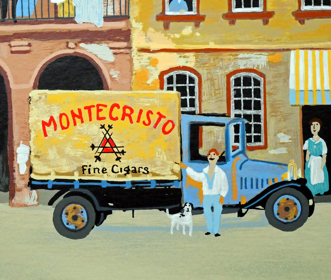 ミッシェル ドラクロワ(Michel DELACROIX)「ラ・ハバナ」シルクスクリーン版画・限定サイン入り 拡大画像5