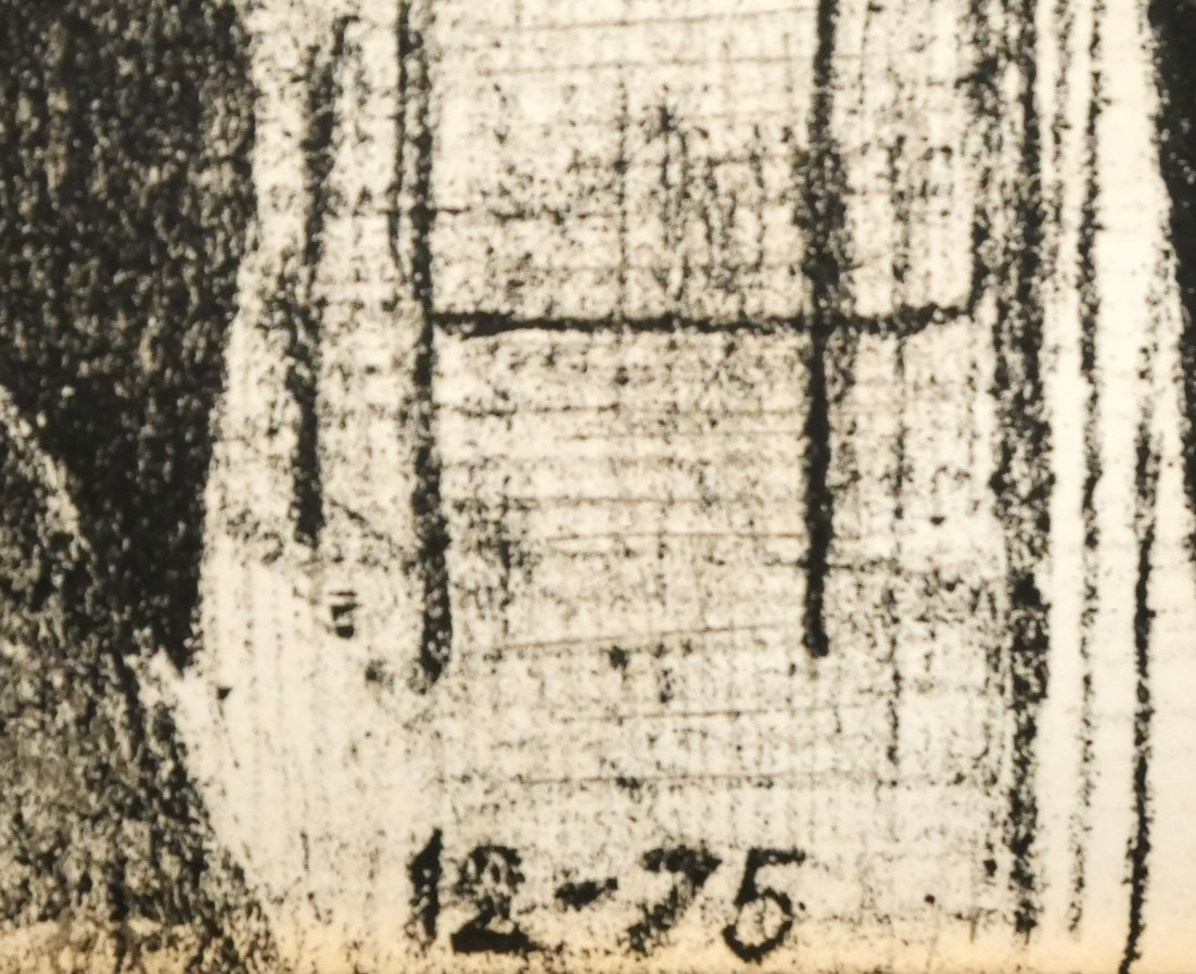 ポール デルヴォー(Paul DELVAUX)「Reflection(二人の裸婦)」リトグラフ 年記(1975年12月)