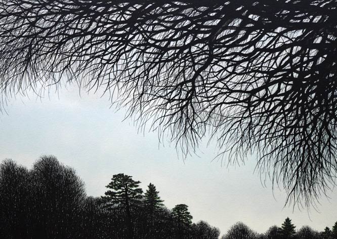 ジャック・デペルト(Jacques DEPERTHES)「17番ホールのバンカー」リトグラフ 拡大画像2