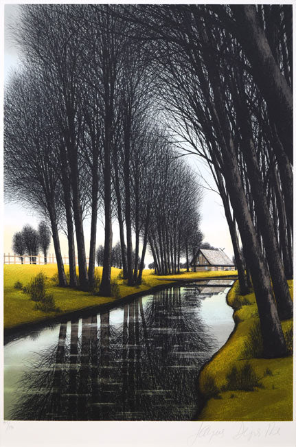 ジャック・デペルト(Jacques DEPERTHES)「キャナル」リトグラフ 作品全体画像