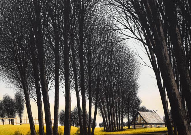 ジャック・デペルト(Jacques DEPERTHES)「キャナル」リトグラフ 拡大画像2