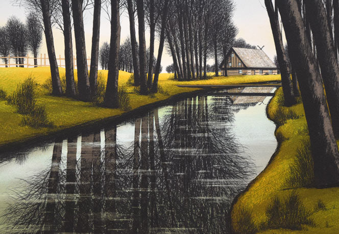 ジャック・デペルト(Jacques DEPERTHES)「キャナル」リトグラフ 拡大画像3