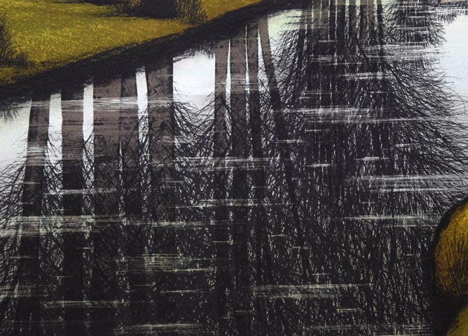 ジャック・デペルト(Jacques DEPERTHES)「キャナル」リトグラフ 拡大画像5