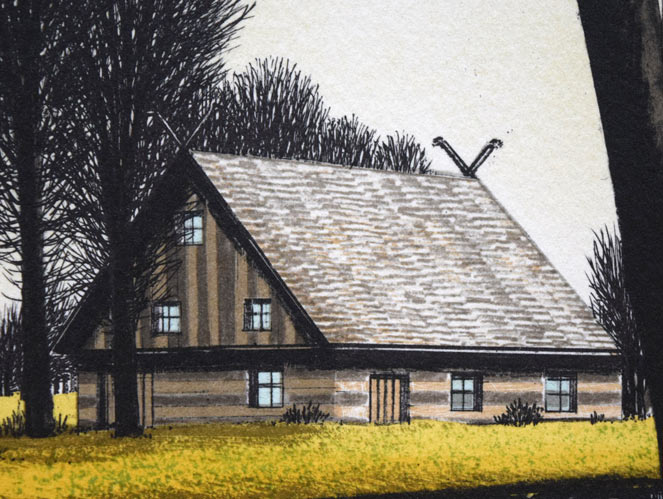 ジャック・デペルト(Jacques DEPERTHES)「キャナル」リトグラフ 拡大画像4