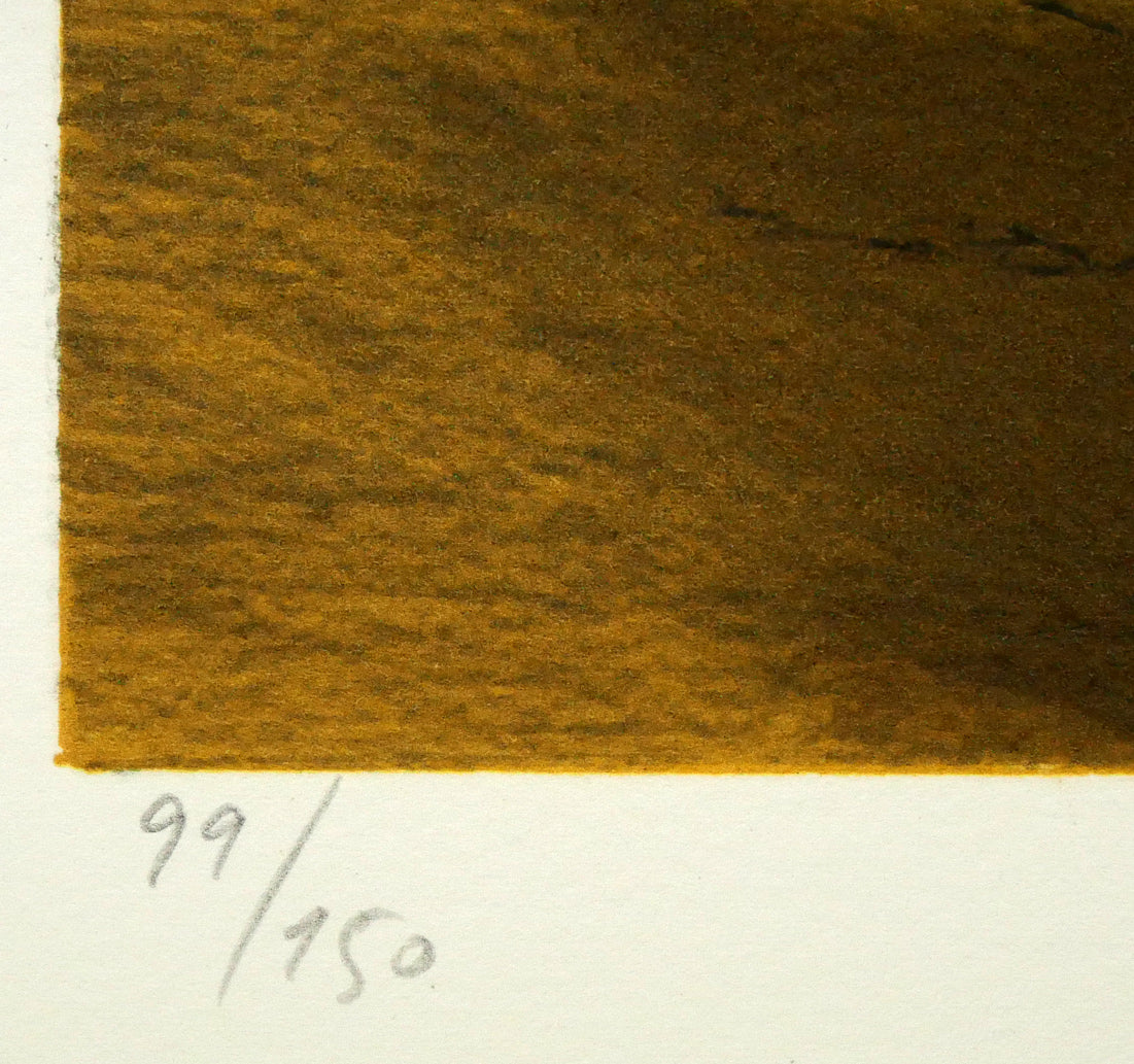 ジャック・デペルト(Jacques DEPERTHES)「小さなキャナル」リトグラフ 限定番号(ed,99/150)