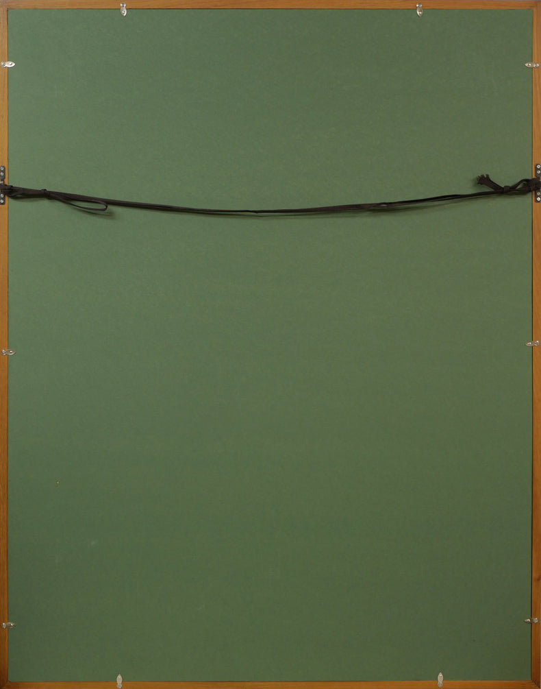 ジャック・デペルト(Jacques DEPERTHES)「ジャック・ニクラウスの2番」リトグラフ 額縁裏側画像