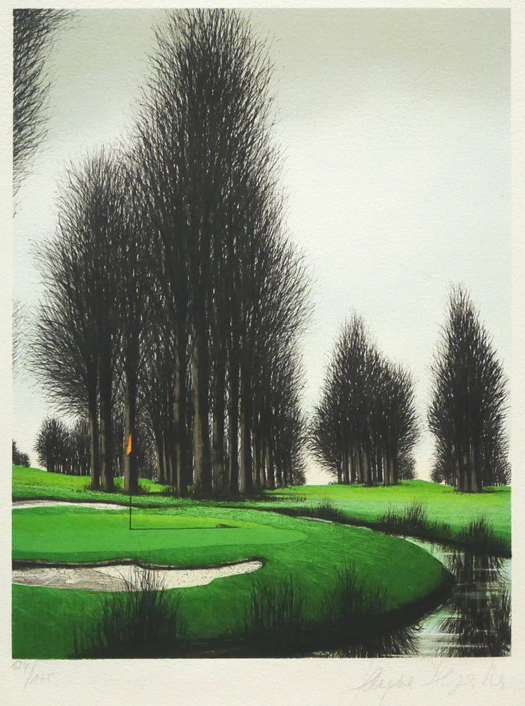 ジャック・デペルト(Jacques DEPERTHES)「ムイールフィールドの2番」リトグラフ 作品全体拡大画像