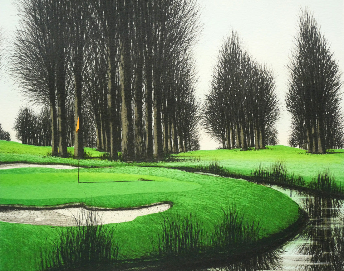 ジャック・デペルト(Jacques DEPERTHES)「ムイールフィールドの2番」リトグラフ 拡大画像2