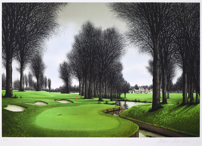 ジャック・デペルト(Jacques DEPERTHES)「レッドフラッグ」リトグラフ 作品全体画像