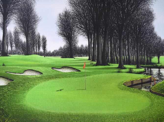 ジャック・デペルト(Jacques DEPERTHES)「レッドフラッグ」リトグラフ 拡大画像3