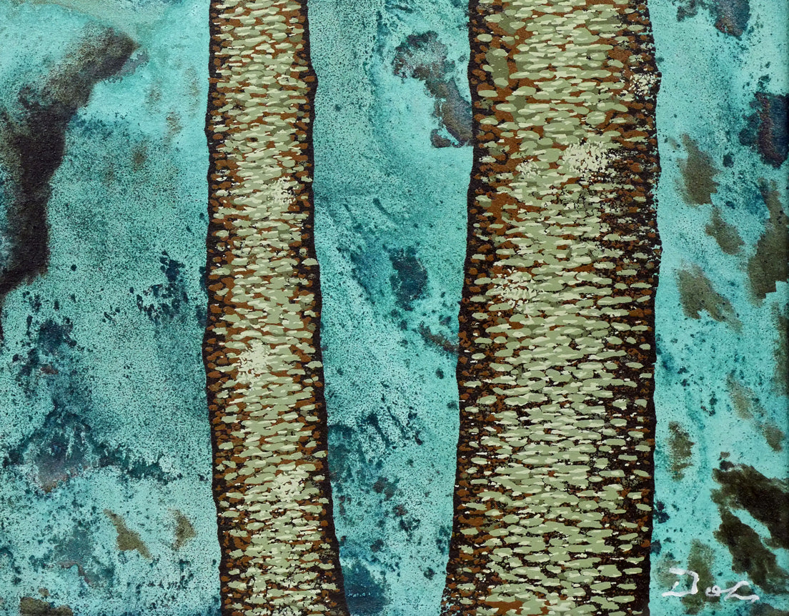 萄雅彦「宵YOI」マテリアルペインティング 拡大画像5