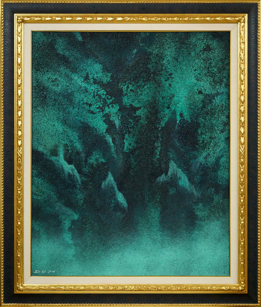 萄雅彦「深淵」油絵・F25号