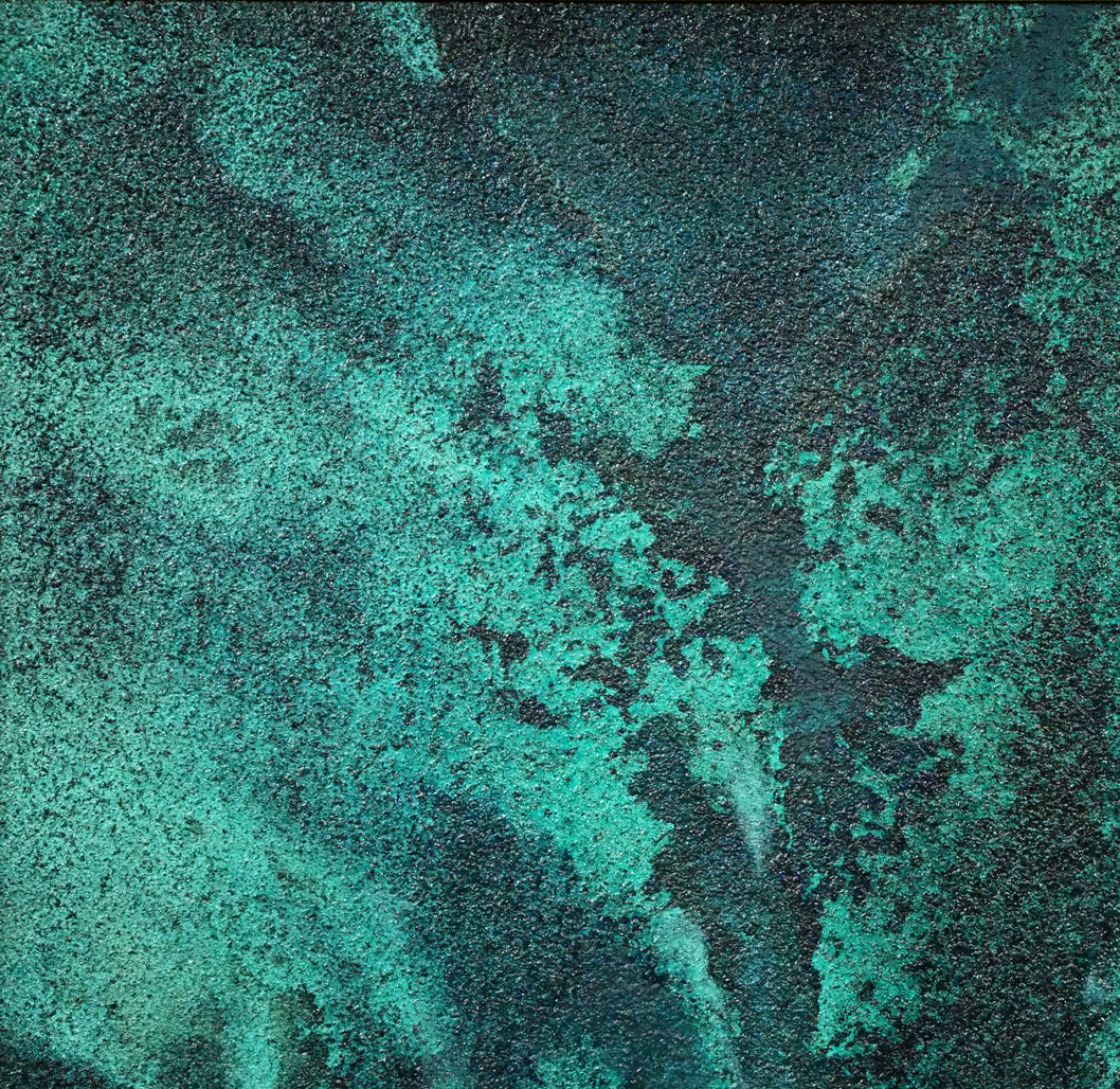 萄雅彦「深淵」油絵・F25号 拡大画像1