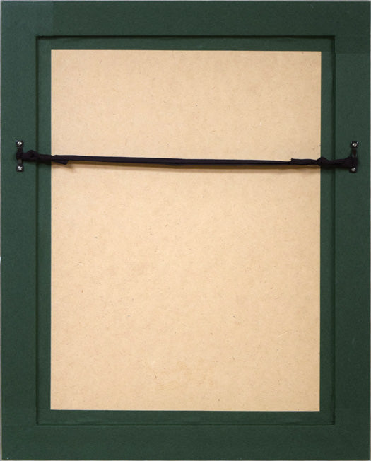 ラウル デュフィ(Raoul Dufy)「リベラシオンのメニュー」版画 額縁裏側画像