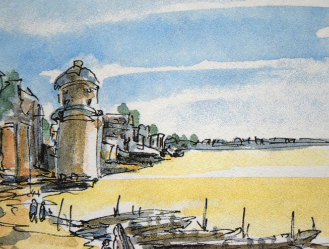 榎木孝明「水辺の生活(インド)ダイヤモンド・スクリーニング 拡大画像1