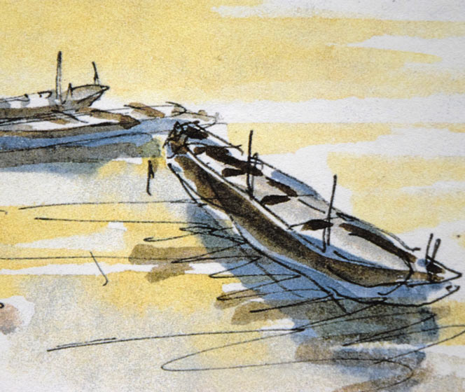 榎木孝明「水辺の生活(インド)ダイヤモンド・スクリーニング 拡大画像4