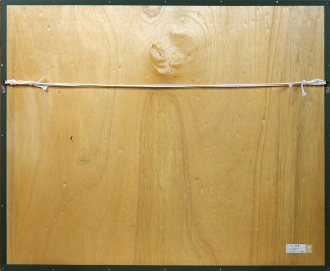 ロイ フェアチャイルド(Roy Fairchild)「白い花束」シルクスクリーン版画 額縁裏側画像