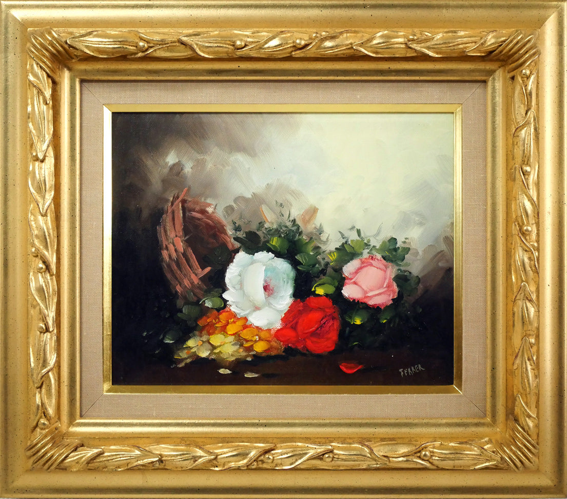 FERRER「薔薇」油絵・F3号